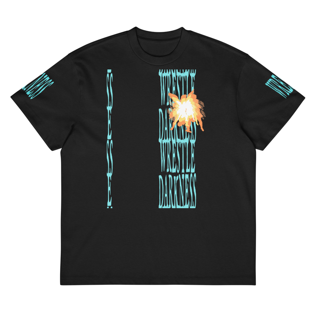 "Wrestle Darkness" Ephesians 6:12 Box Tee